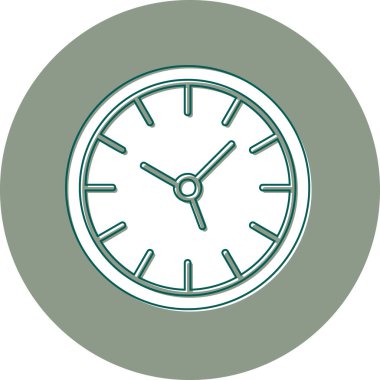 Saat zamanı, akıllı telefon aygıtının dijital illüstrasyonu 