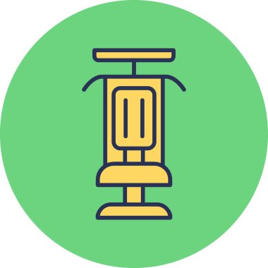 Spor makinesi modern simge, vektör illüstrasyonu