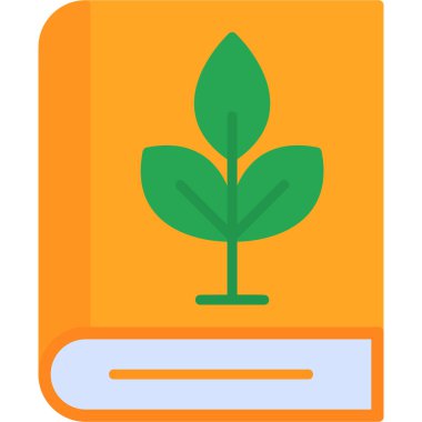 Kitap simgesi, modern tasarım illüstrasyonu