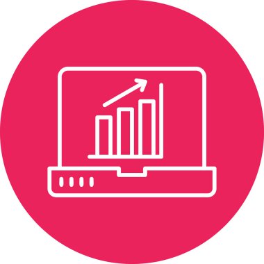 Büyüme simgesi, modern tasarım illüstrasyonu