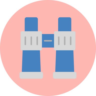 Dürbünler modern simge vektör çizimi