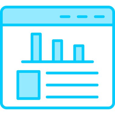 grafik ikonu vektör illüstrasyonu 