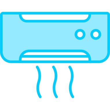 Klima. Web simgesi vektör illüstrasyonu