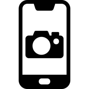 Smartphone Simgesi, vektör illüstrasyonu