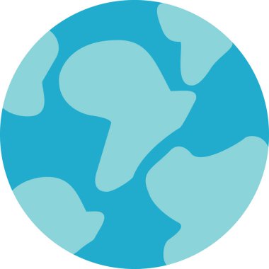 Toprak. Web simgesi basit illüstrasyon