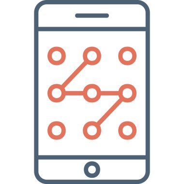 graphic art illustration of Mobile Pattern Lock