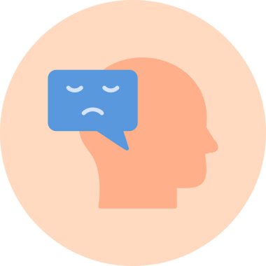 Konuş. Web simgesi basit illüstrasyon