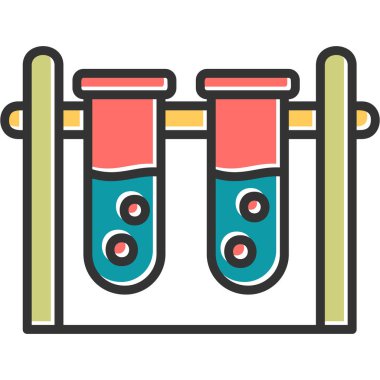 Bilim ve teknoloji vektör simgesi modern illüstrasyon