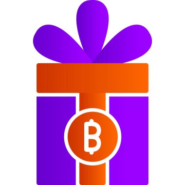 Hediyelerle dolu hediye kutusu. Vektör illüstrasyon biçimi kırmızı bir kare.