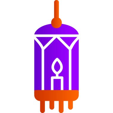 Fener modern simgesi, vektör illüstrasyonu