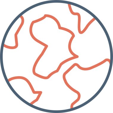 Dünya çapında simge vektör illüstrasyonu