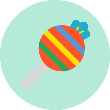 Lolipop simgesi, modern tasarım illüstrasyonu