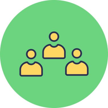 Aday modern simge, vektör illüstrasyonu