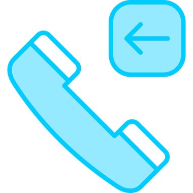 Telefon alıcısı. Vektör çizim