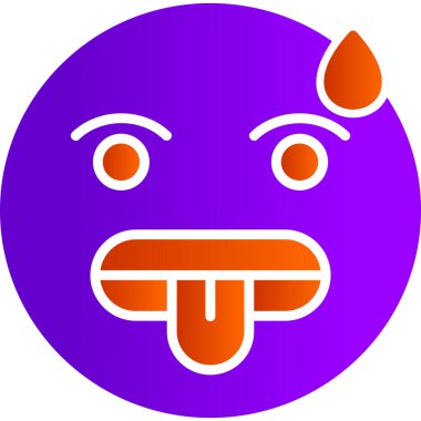 Sıcak modern simge, vektör illüstrasyonu