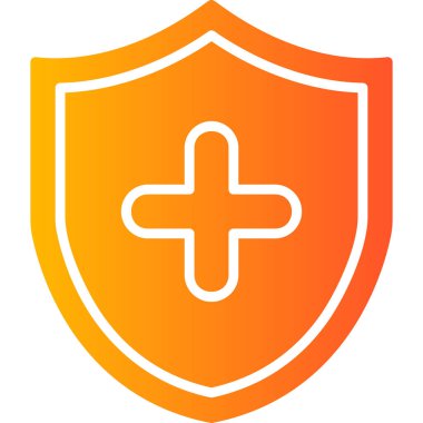 kalkan ikon vektör illüstrasyonu