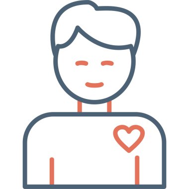 Gönüllü ağ simgesi basit illüComment 