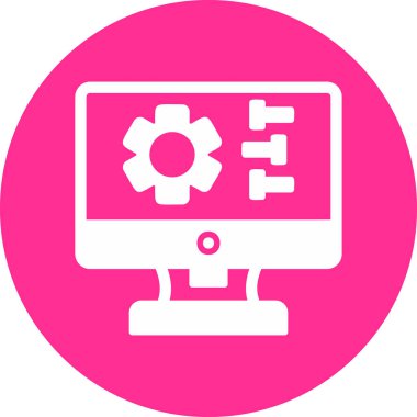 Ayarlama. Web simgesi basit tasarım