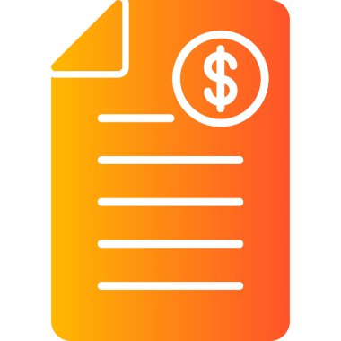 Alışveriş Faturası Vektör belgesi simgesi