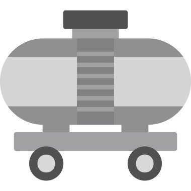 Vagon simgesi vektör illüstrasyonu