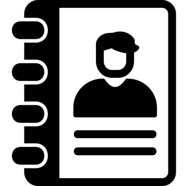 simple icon for web page, Contact Address Book, Address 