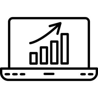 Büyüme simgesi, modern tasarım illüstrasyonu