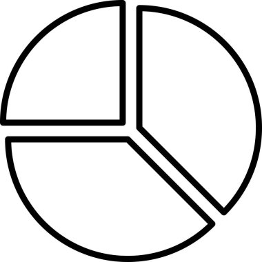 Pasta grafiği simgesi. düz tasarım biçimi. 