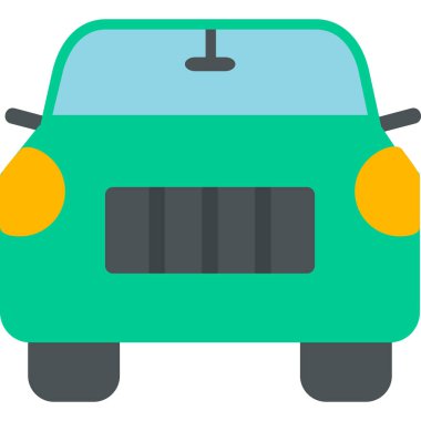 - Araba. Web simgesi basit illüstrasyon