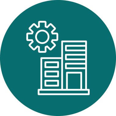 İş ve finans simgesinin vektör illüstrasyonu