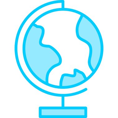 Küre. Web simgesi basit illüstrasyon