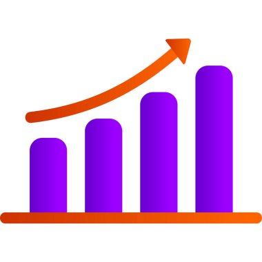 bar chart. simple web illustration