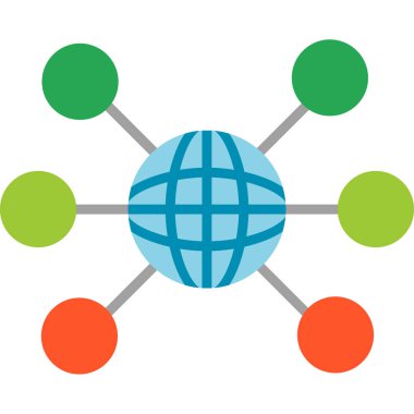 Ağ web simge vektör çizim