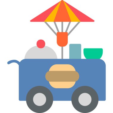 Gıda oyalama vektör illüstrasyonu 