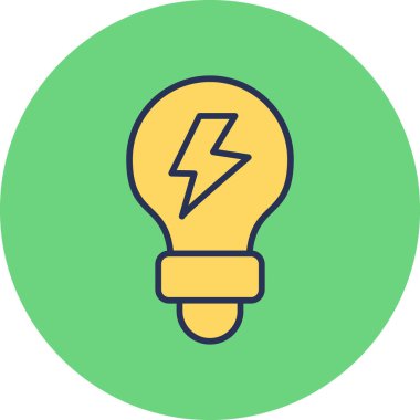 Fikir modern simgesi, vektör illüstrasyonu