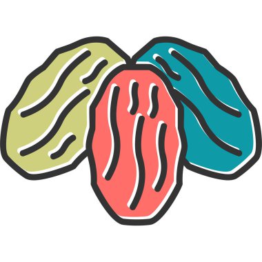 Modern simge, vektör illüstrasyonunu tarihler