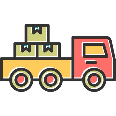 kamyon simgesi çizimi