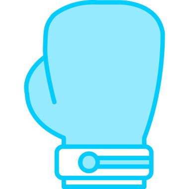 Boks eldiveninin resim simgesi vektörü.