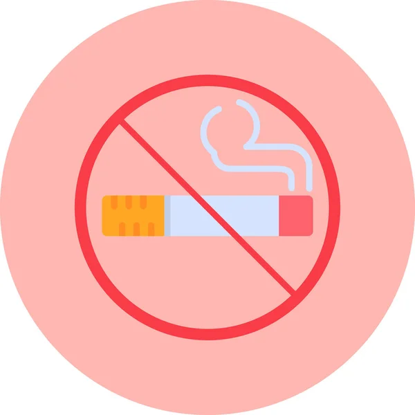 Smoking Modern Vector Icon Illustration — Stockvektor