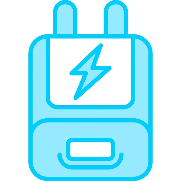 Adapter Web Einfache Icon Illustration — Stockvektor