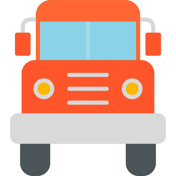 Autobus Scolaire Icône Moderne Illustration Vectorielle — Image vectorielle