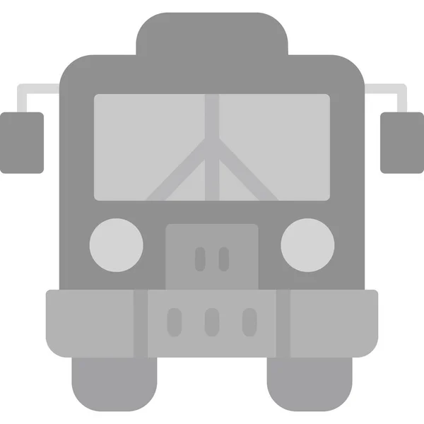 Autobus Webová Ikona Jednoduchý Design — Stockový vektor