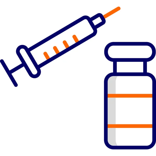 Шприц Иконка Сайта — стоковый вектор