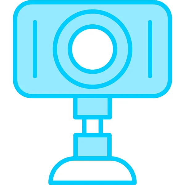 Webcam Einfaches Design Der Webcam Ikone — Stockvektor