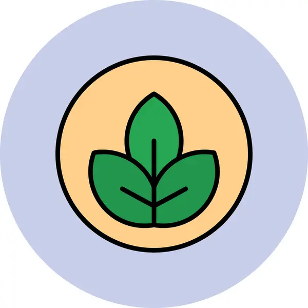 Leaf Иконка Сайта — стоковый вектор