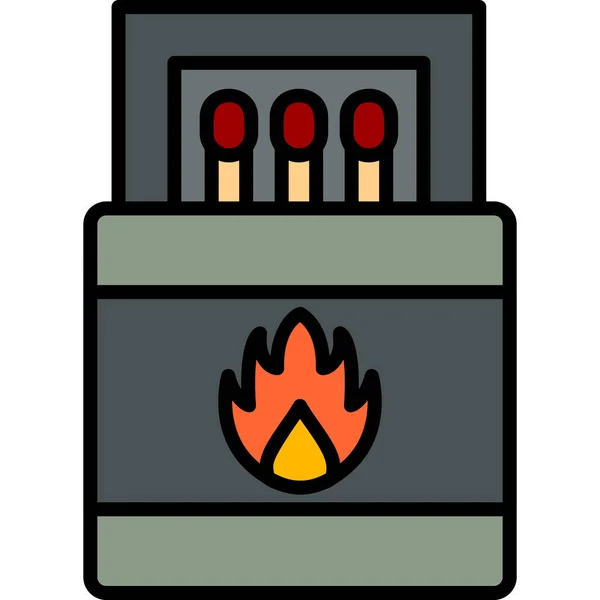 Matches Web Eenvoudige Illustratie — Stockvector