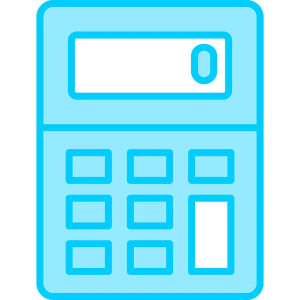 Web Calculator Icon Vector Illustration — Stock Vector