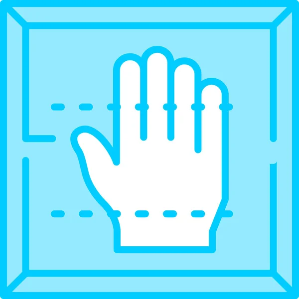 Hand Icon Vector Illustration — Stock Vector