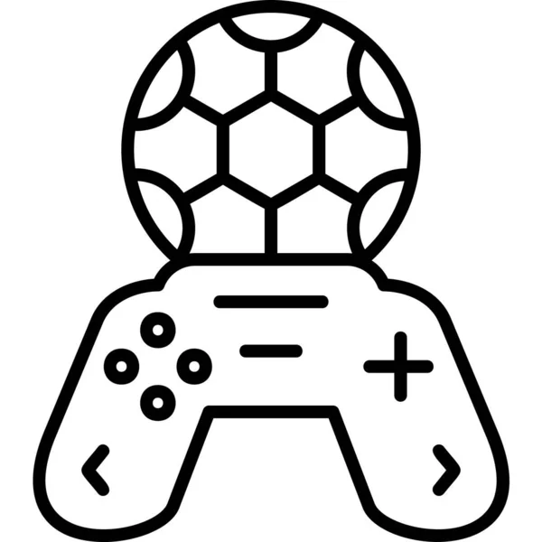Sports Game Modern Vector Icon Illustration — Vector de stock
