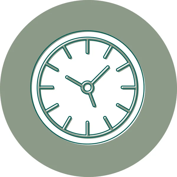 Tempo Relógio Ilustração Digital Dispositivo Smartphone — Vetor de Stock
