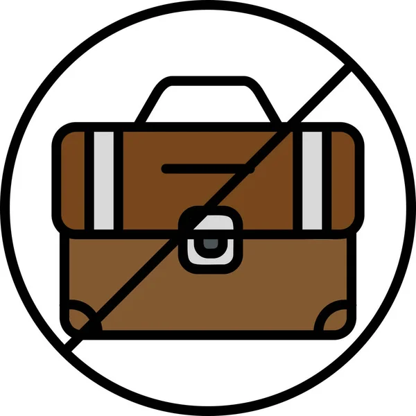 Icono Desempleo Vector Ilustración — Vector de stock